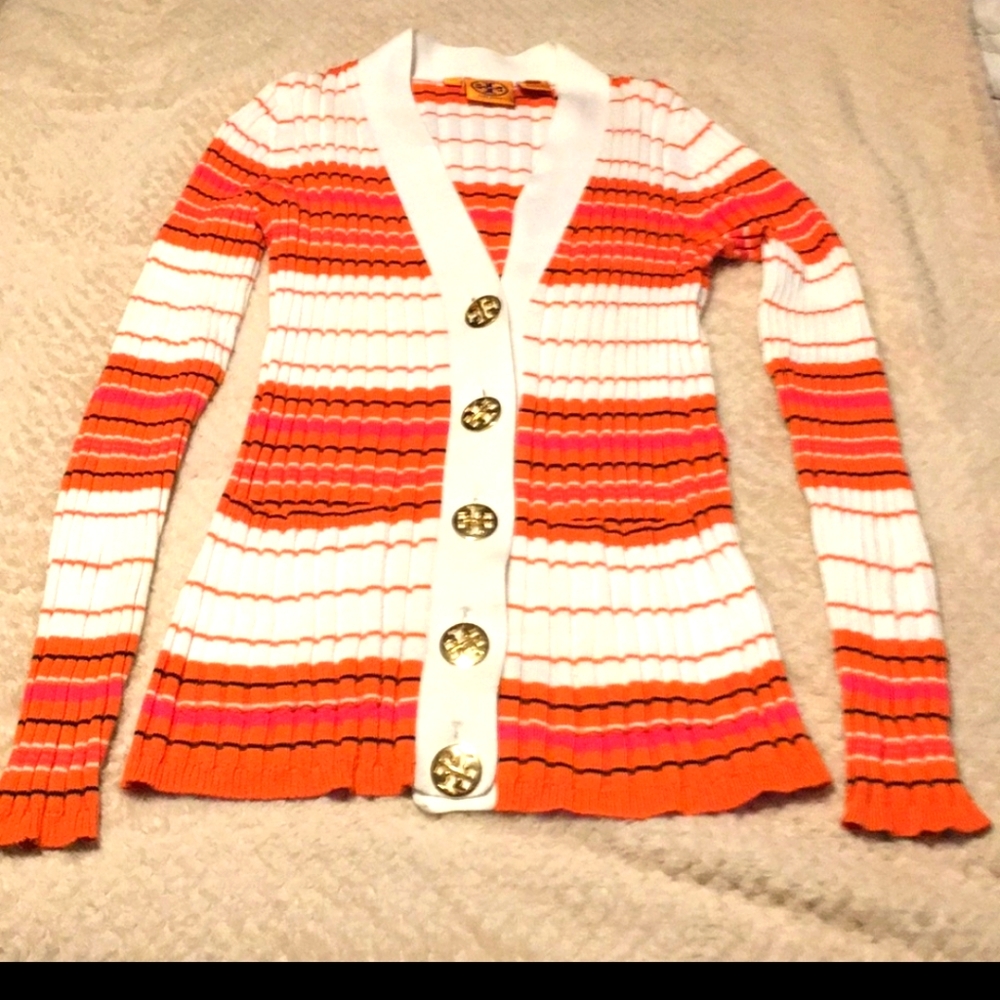 Tory Burch button-up sweater